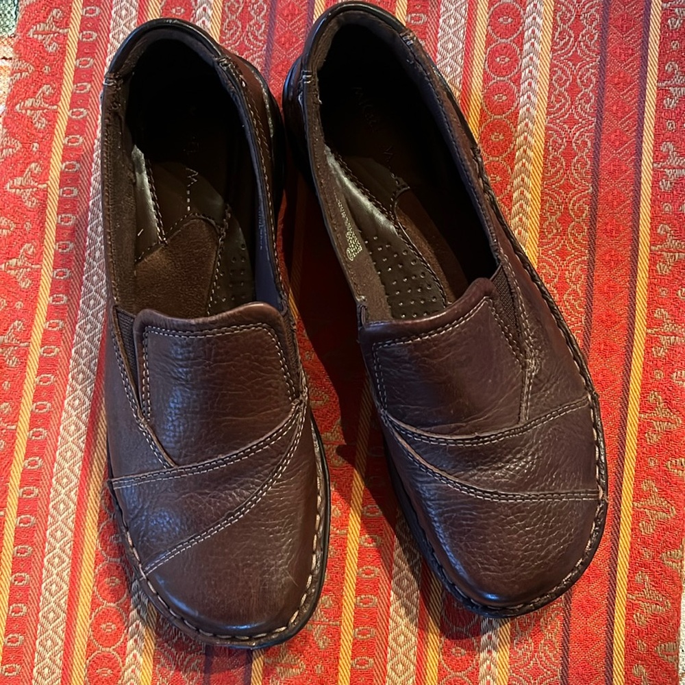 Michel M Brown Leather Kenya Women's Size 7M/EUR 37.5 in EUC